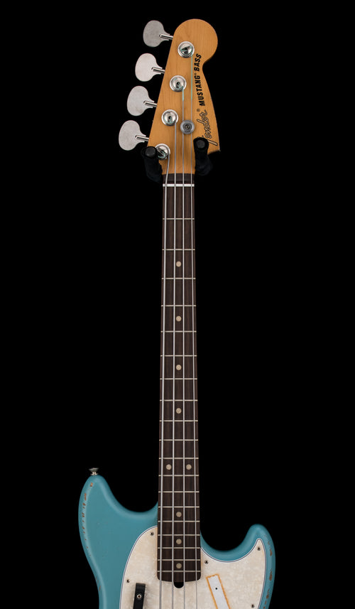 Fender JMJ Road Worn Mustang Bass - Faded Daphne Blue #19499