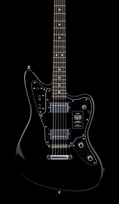 Fender Limited Edition Player Fusion Jaguar Baritone Special - Black #93297