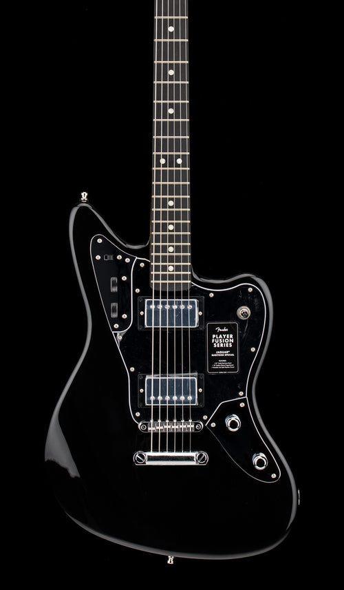 Fender Limited Edition Player Fusion Jaguar Baritone Special - Black #76000