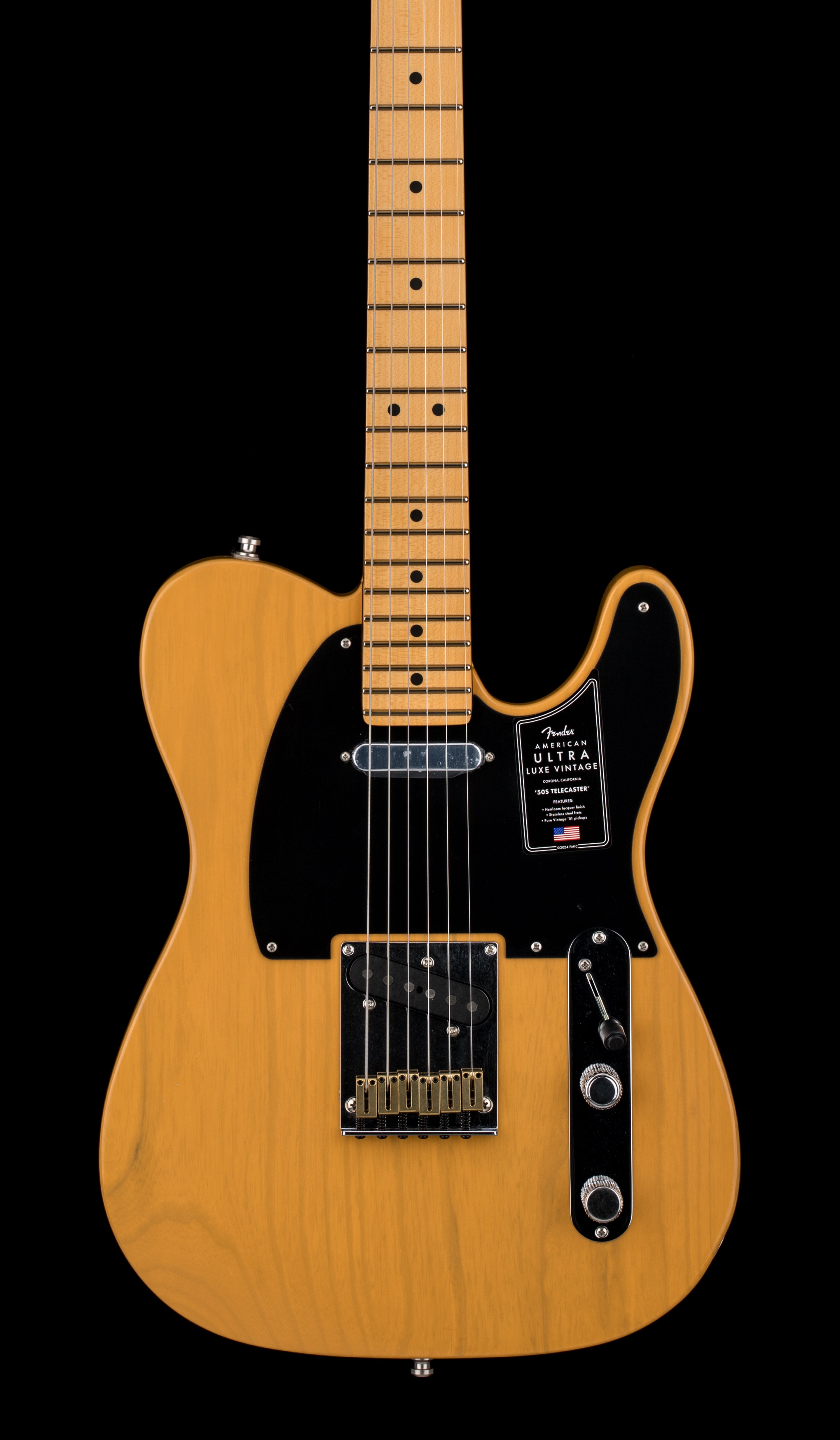 ギター Fender Ultra Luxe Vintage '50sTelecaster Fender American Ultra Luxe Vintage '50s Telecaster Custom – Empire