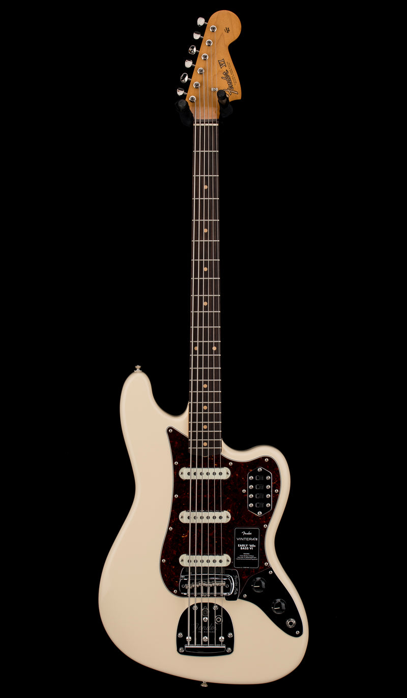 Fender Vintera III Early '60s Bass VI - Olympic White #47812