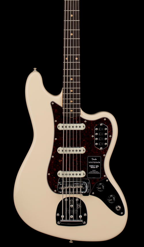 Fender Vintera III Early '60s Bass VI - Olympic White #47812