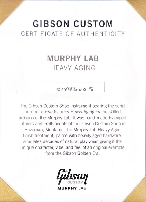 Gibson Custom Shop 1942 Banner Murphy Lab J-45 Heavy Aged - Vintage Sunburst #46005