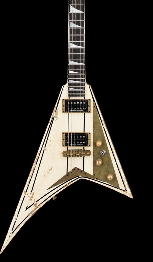 Jackson Custom Shop Korina RR 2H FR Heavy Relic - Vanilla Shake #4198 (Empire Music Spec)