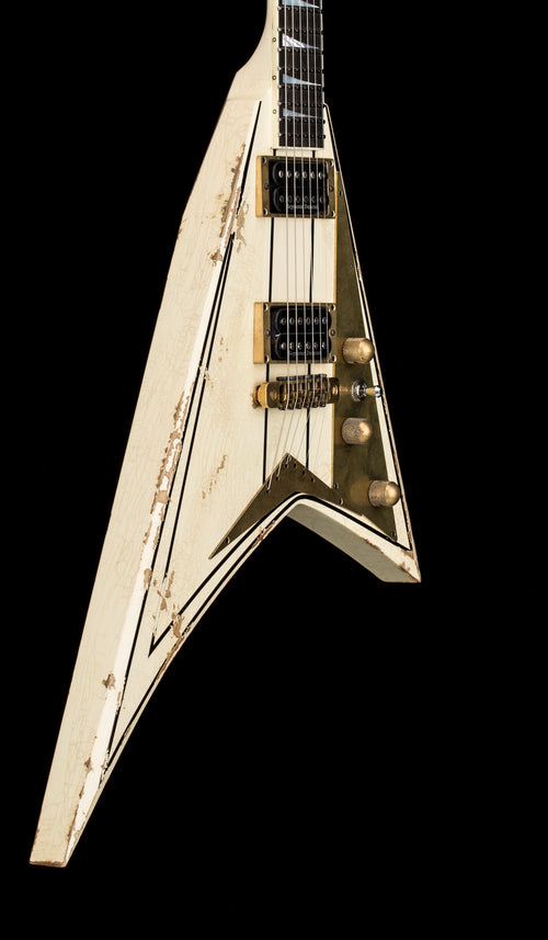 Jackson Custom Shop Korina RR 2H FR Heavy Relic - Vanilla Shake #4198 (Empire Music Spec)