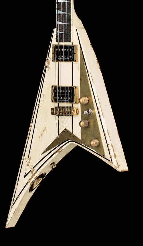 Jackson Custom Shop Korina RR 2H FR Heavy Relic - Vanilla Shake #4198 (Empire Music Spec)