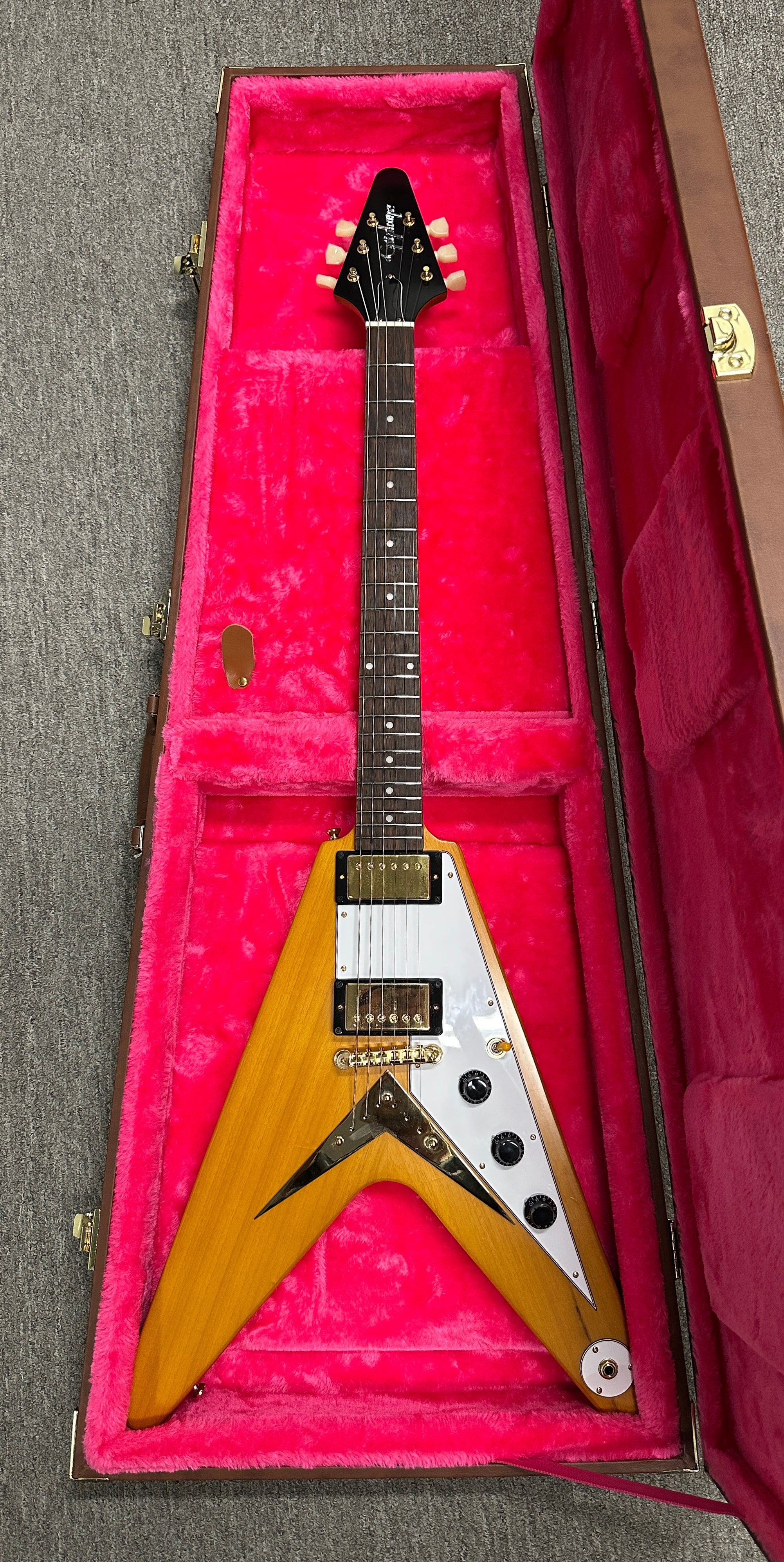 Used Epiphone 1958 Korina Flying V (2024) - Aged Natural – Empire