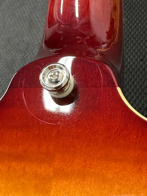 Used Epiphone ES-335 Figured (2024) - Raspberry Tea Burst #10118 with Hard Case