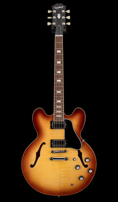 Used Epiphone ES-335 Figured (2024) - Raspberry Tea Burst #10118 with Hard Case