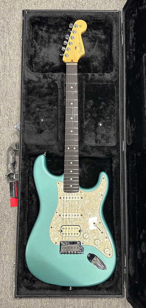 Used Fender American Fat Strat Texas Special (2001) - Surf Pearl #07777 with Hard Case