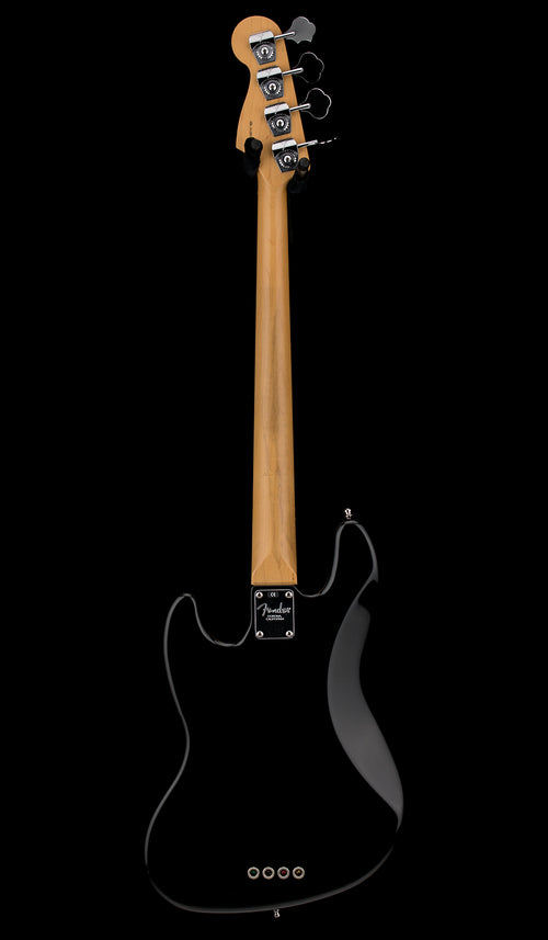 Used Fender American Jazz Bass (2000-2003) - Black #85472 with Molded Hard Case