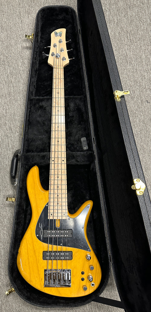Used Fodera Emperor 5 Standard Classic - Natural #E5S162C with Original Hard Case