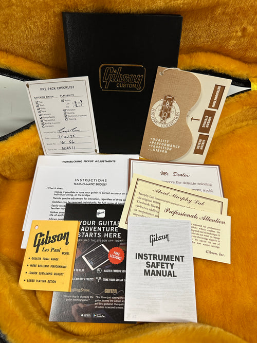 Used Gibson Custom Shop 1961 Les Paul SG Standard Reissue (2025) - Cherry Red #02511 with Original Hard Case