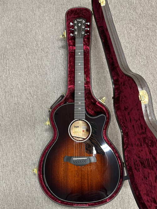 Used Taylor Builder's Edition 524ce (2025) - Kona Burst #95088 with Original Hard Case
