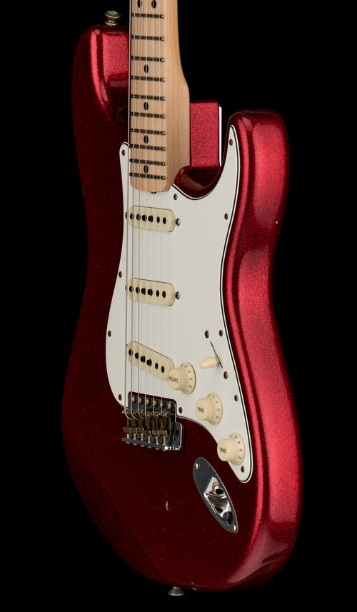 Fender Custom Shop Limited Edition '69 Stratocaster Journeyman Relic - Aged Red Sparkle #81036