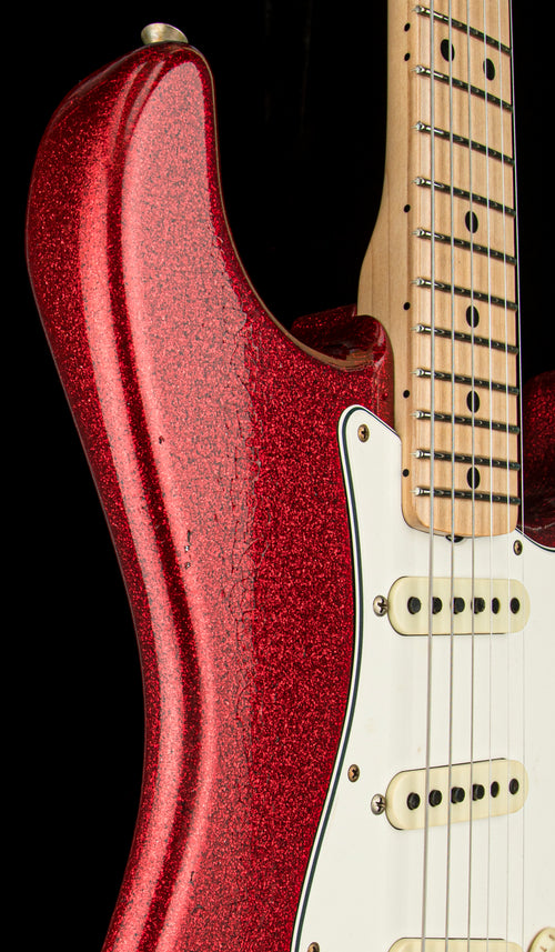 Fender Custom Shop Limited Edition '69 Stratocaster Journeyman Relic - Aged Red Sparkle #81036