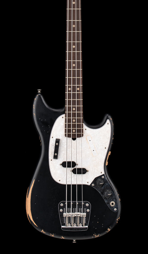 Fender JMJ Road Worn Mustang Bass - Black #60435