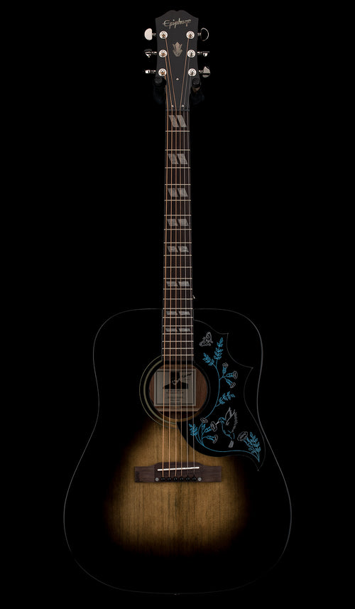 Epiphone Eric Church Hummingbird Dark - Cobra Burst #00588