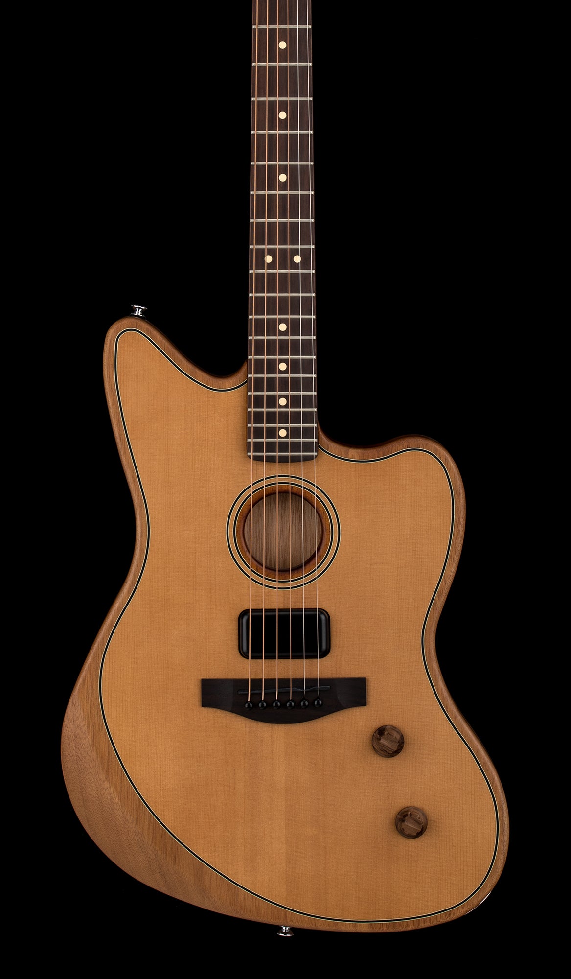 Fender Acoustasonic Standard Jazzmaster - Aged Natural #01215