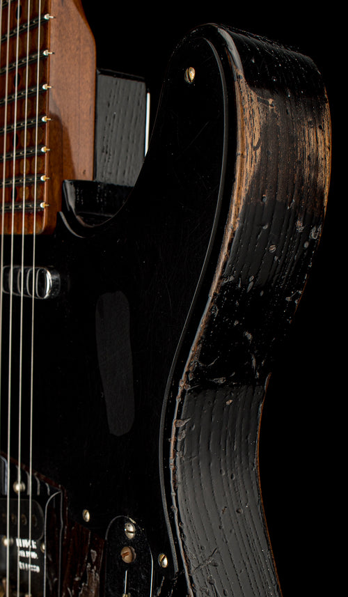 Fender Custom Shop LTD Roasted Reverse 50s Telecaster Heavy Relic - Ebony Transparent #44880