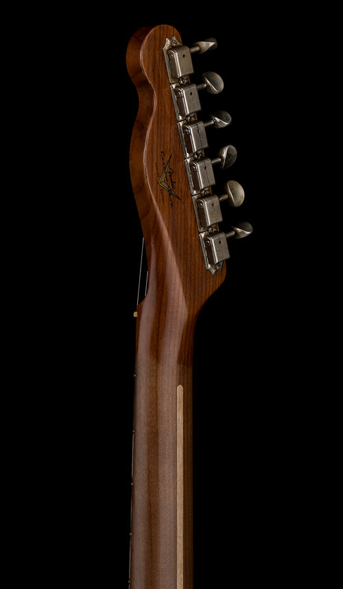Fender Custom Shop LTD Roasted Reverse 50s Telecaster Heavy Relic - Ebony Transparent #44880