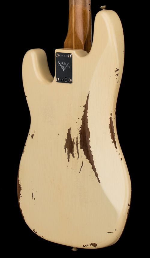 Fender Custom Shop Empire 58 Precision Bass Heavy Relic - Faded Aged Vintage White #87548