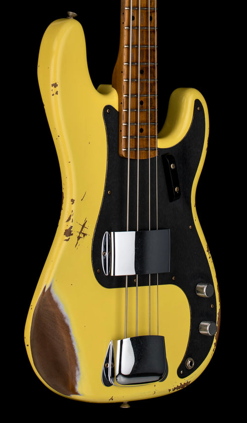 Fender Custom Shop Empire 58 Precision Bass Heavy Relic - Faded Aged Graffiti Yellow #86953