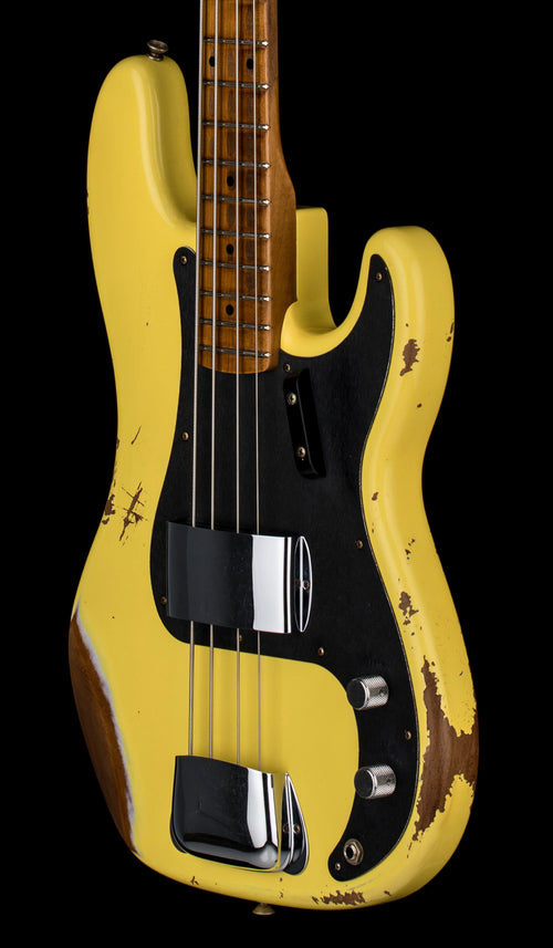 Fender Custom Shop Empire 58 Precision Bass Heavy Relic - Faded Aged Graffiti Yellow #86953