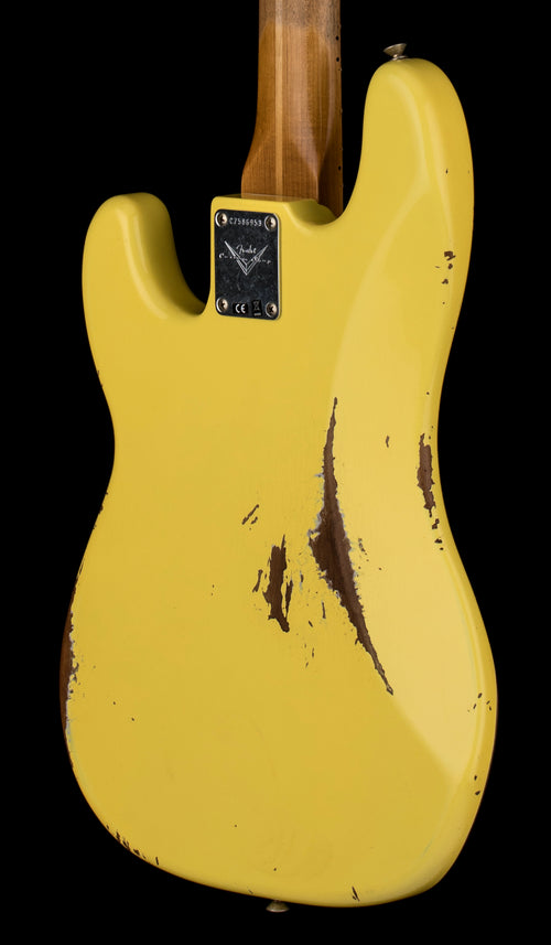Fender Custom Shop Empire 58 Precision Bass Heavy Relic - Faded Aged Graffiti Yellow #86953