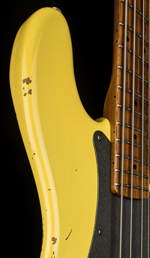 Fender Custom Shop Empire 58 Precision Bass Heavy Relic - Faded Aged Graffiti Yellow #86953
