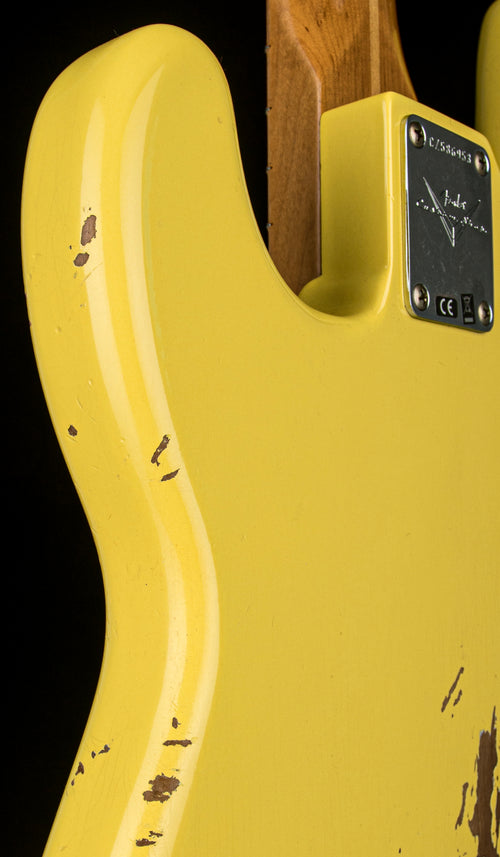 Fender Custom Shop Empire 58 Precision Bass Heavy Relic - Faded Aged Graffiti Yellow #86953