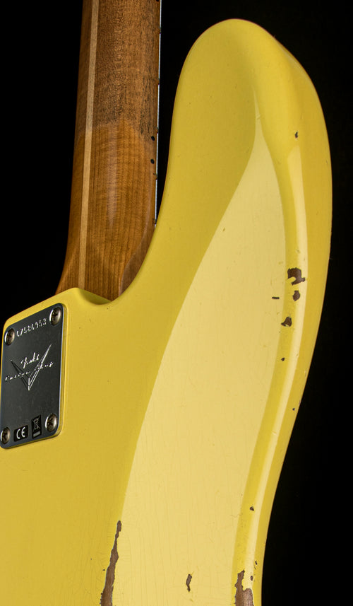 Fender Custom Shop Empire 58 Precision Bass Heavy Relic - Faded Aged Graffiti Yellow #86953