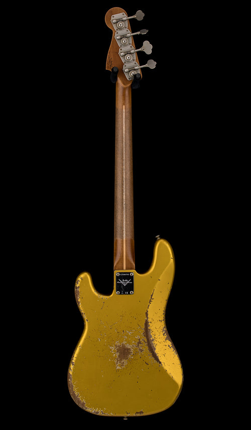 Fender Custom Shop Empire 58 Precision Bass Heavy Relic - Faded Aged Frost Gold #88765