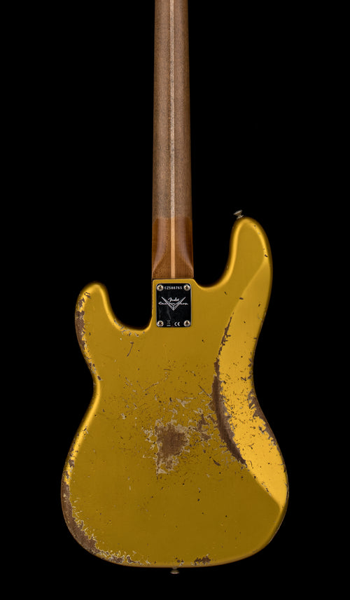 Fender Custom Shop Empire 58 Precision Bass Heavy Relic - Faded Aged Frost Gold #88765