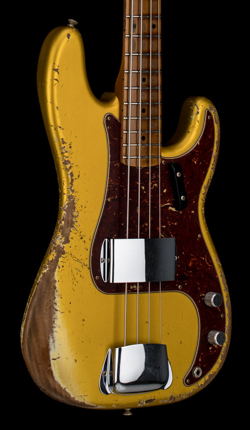 Fender Custom Shop Empire 58 Precision Bass Heavy Relic - Faded Aged Frost Gold #88765