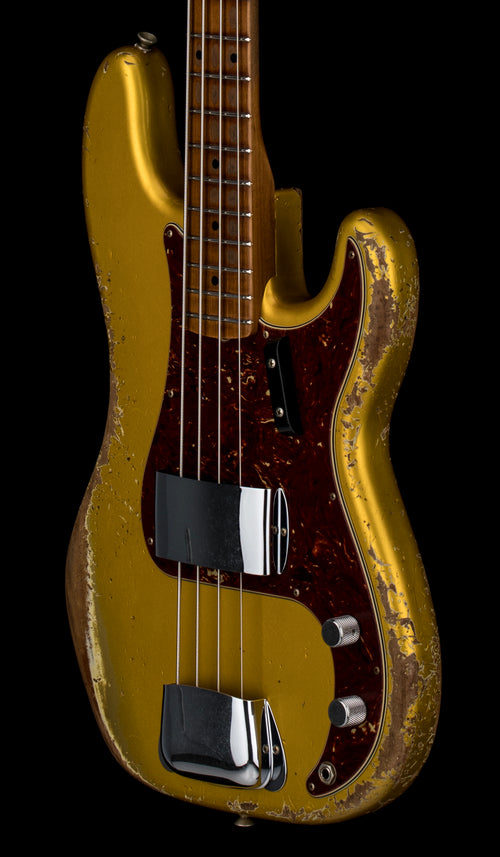 Fender Custom Shop Empire 58 Precision Bass Heavy Relic - Faded Aged Frost Gold #88765