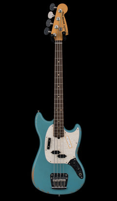 Fender JMJ Road Worn Mustang Bass - Faded Daphne Blue #19492