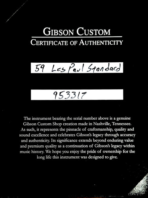Gibson Custom Shop 1959 Les Paul Standard VOS - Dirty Lemon #53317