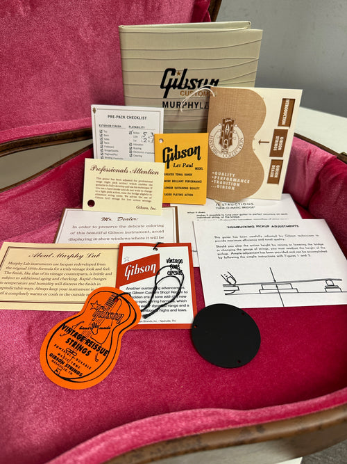 Gibson Custom Shop Limited Edition 1959 Les Paul Standard Reissue Birdseye Maple Murphy Lab Light Aged - Peach Tea Burst #61300