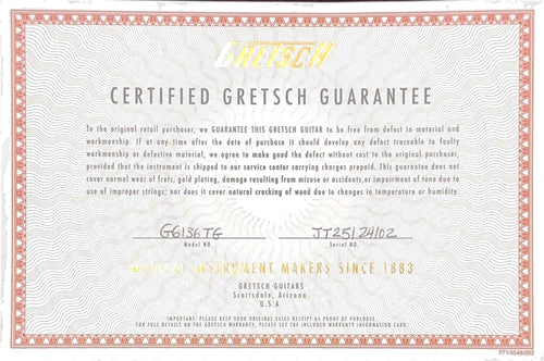 Gretsch LTD 1958 Custom Falcon G6136TG-58 - Emerald Night #24102