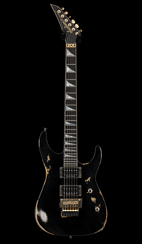 Jackson Custom Shop Korina DK 2H FR Relic - Black #19767 (Empire Music Spec)