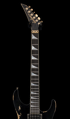 Jackson Custom Shop Korina DK 2H FR Relic - Black #19767 (Empire Music Spec)