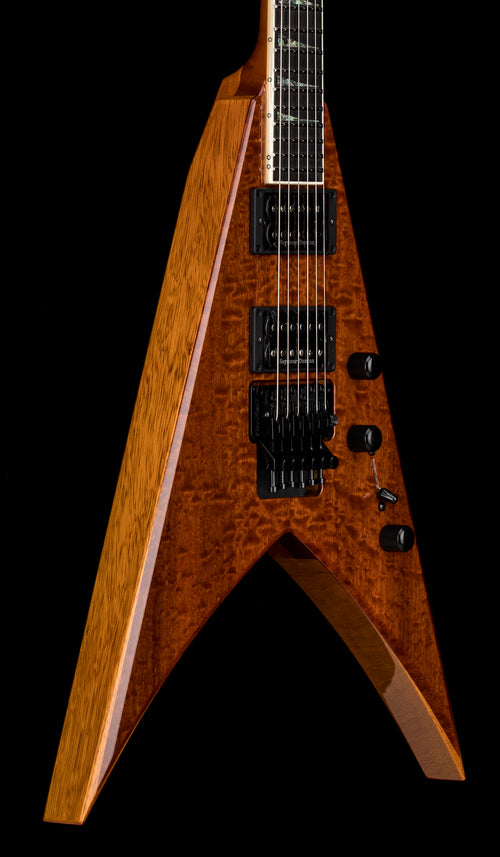 Jackson Custom Shop Korina KV 2H FR AAA Quilted Sapele Top - Tiger Eye #11608 (Empire Music Spec)