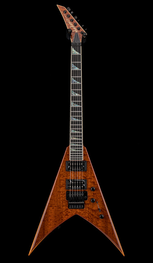 Jackson Custom Shop Korina KV 2H FR AAA Quilted Sapele Top - Tiger Eye #11608 (Empire Music Spec)
