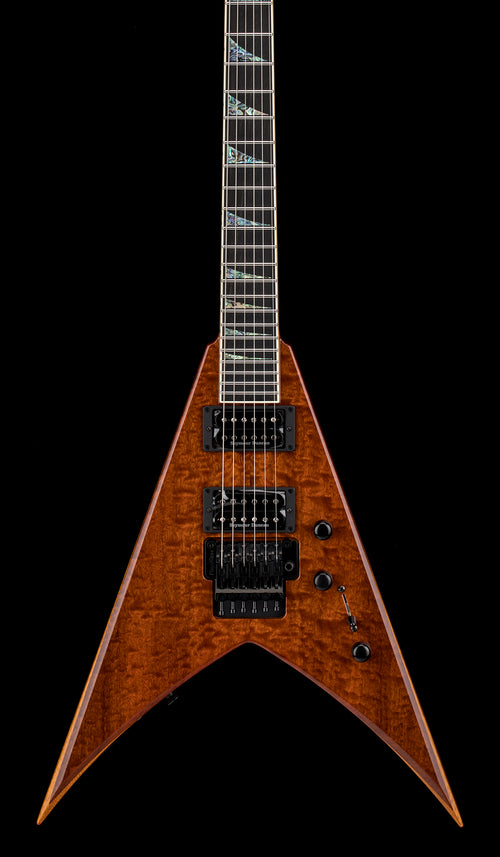Jackson Custom Shop Korina KV 2H FR AAA Quilted Sapele Top - Tiger Eye #11608 (Empire Music Spec)