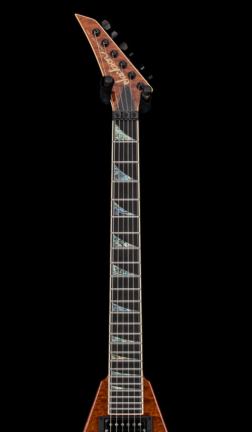 Jackson Custom Shop Korina KV 2H FR AAA Quilted Sapele Top - Tiger Eye #11608 (Empire Music Spec)