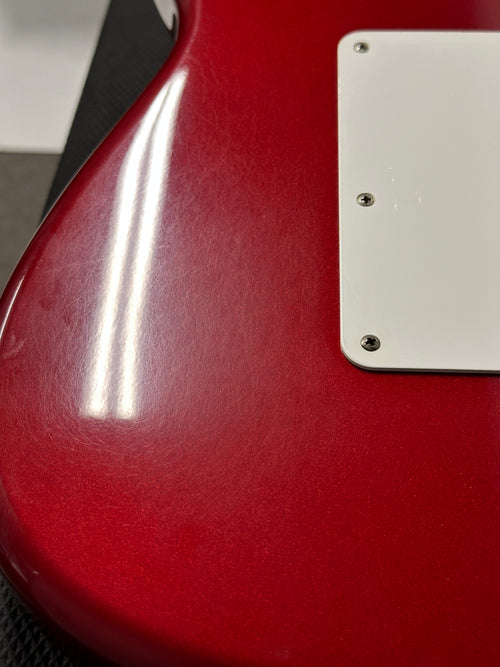 Used Fender Richie Sambora Standard Stratocaster (1996) - Crimson Red Metallic #08130 with Gig Bag