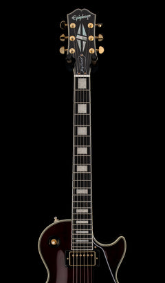 Used Epiphone Jerry Cantrell "Wino" Les Paul Custom (2023) - Dark Wine Red #29288 with Original Hard Case