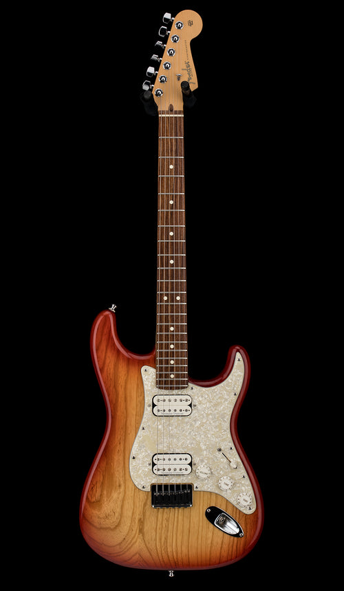 Used Fender American Double Fat Strat Hard Tail (2003) - Sienna Sunburst #44225 with Original Hard Case