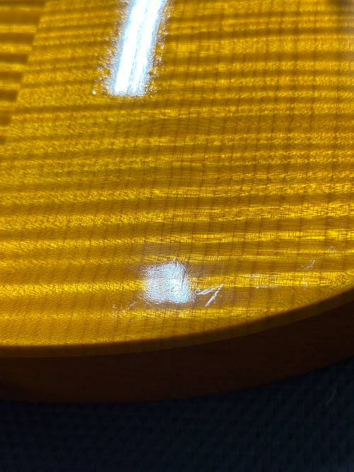 Used Gibson Les Paul Standard Double Cut Plus (2002) - Trans Amber #62446 with Original Hard Case